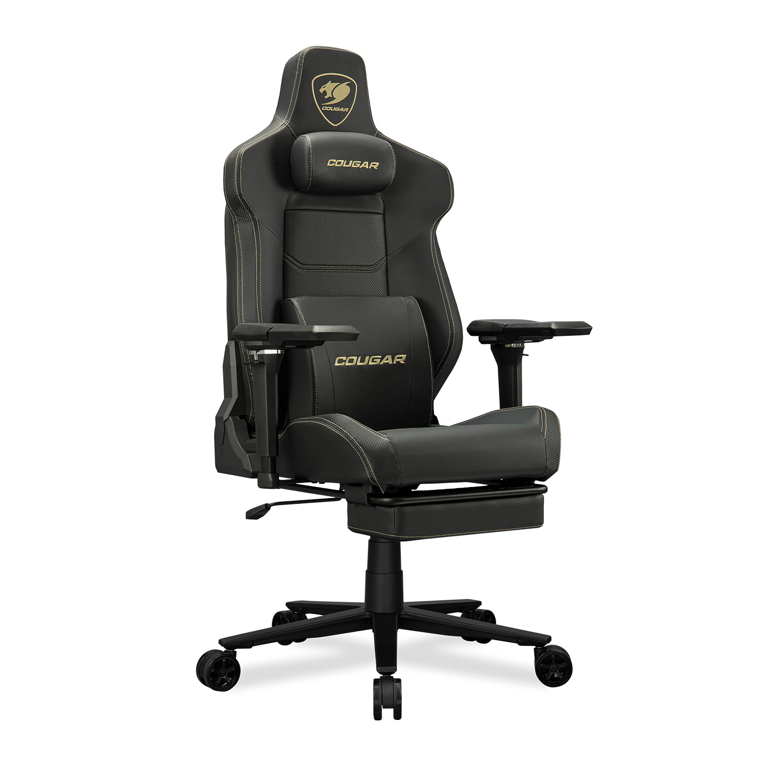 Крісло офісне ігрове Cougar ARMOR EVO M Gold, чорний